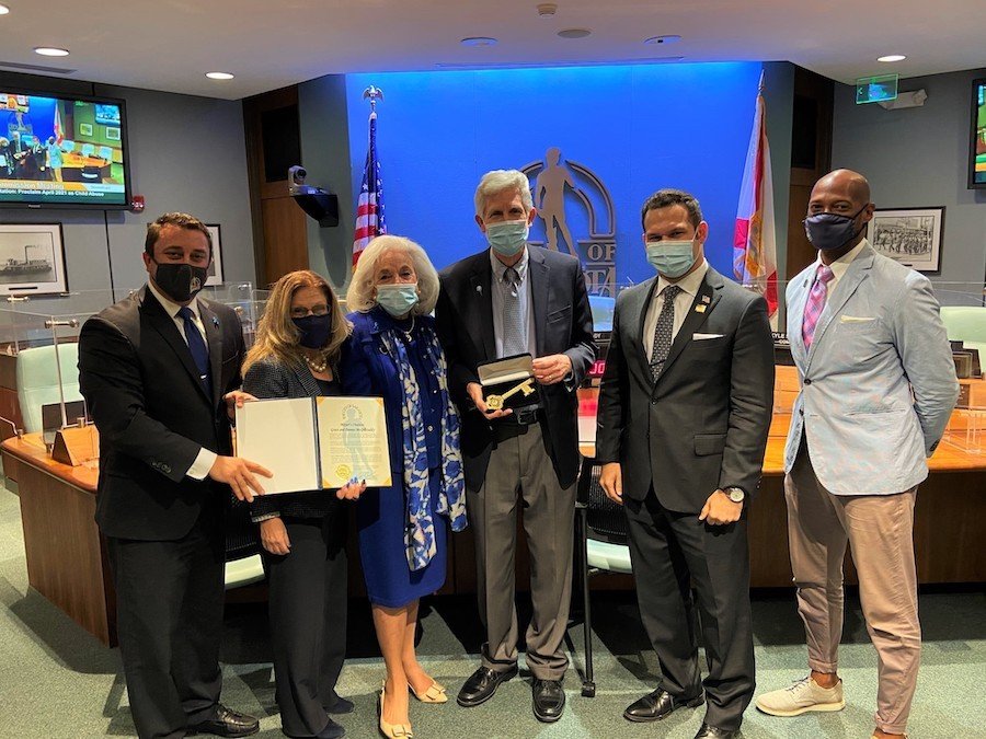 All Star Children’s Foundation Founders Recognized With Key to City of Sarasota